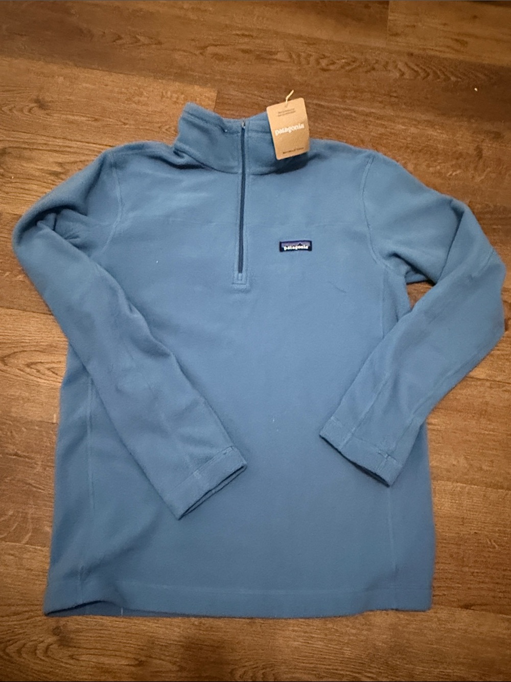 Patagonia Still Blue Men's Microfleece 1/4 Zip Pullover Size Small